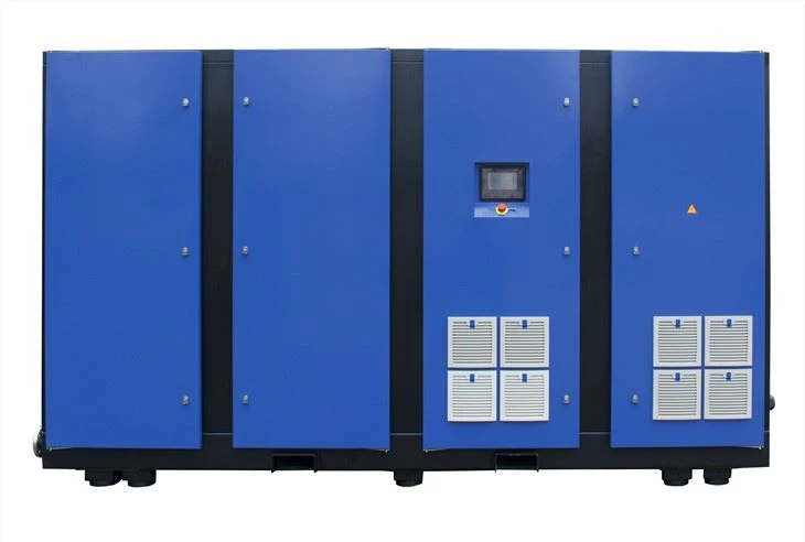 Droge luchteindschroefolievrije compressor